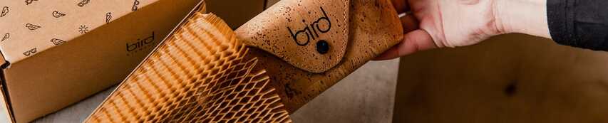 Bird Eyewear cork case and packaging